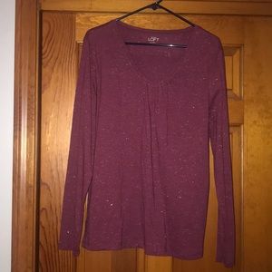 Loft Slightly Sparkled Top